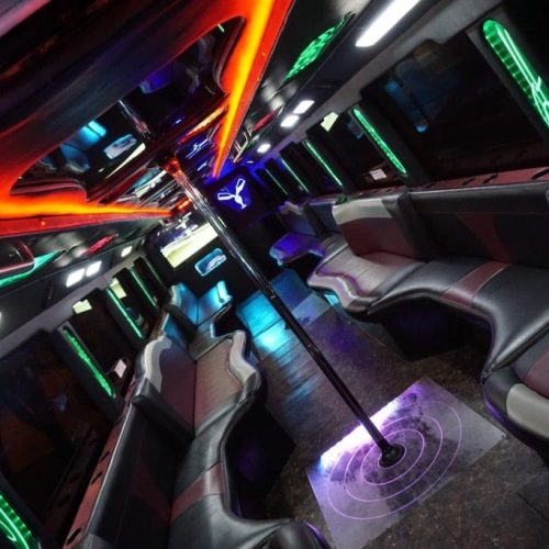 Houston Party Bus Lounge Mega 45 Passenger