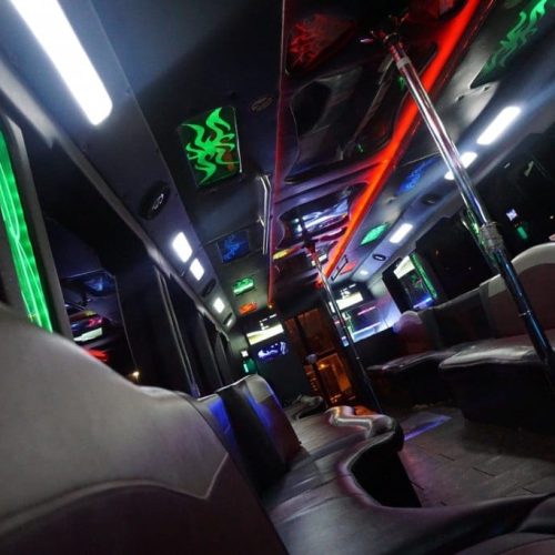 Houston Party Bus Lounge Mega 45 Passenger
