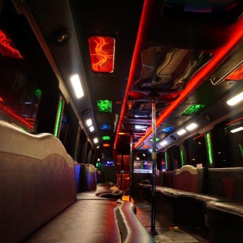 Houston Party Bus Lounge Mega 45 Passenger