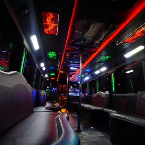 Houston Party Bus Lounge Mega 45 Passenger