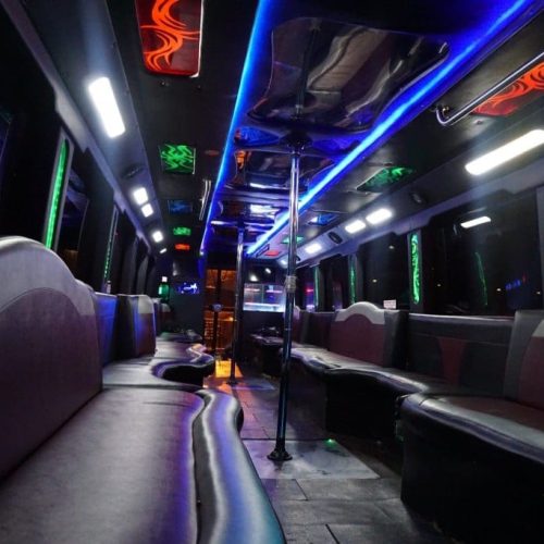 Houston Party Bus Lounge Mega 45 Passenger