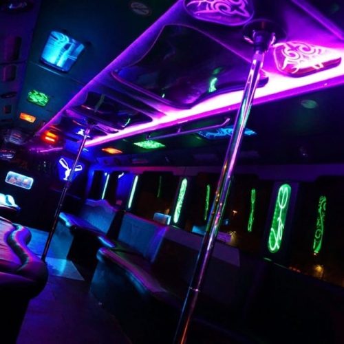 Houston Party Bus Lounge Mega 45 Passenger