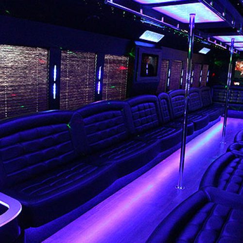 Houston Party Bus Lounge Mega 50 Passenger