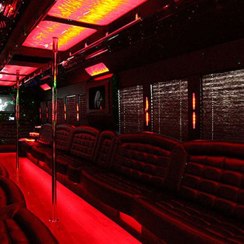 Houston Party Bus Lounge Mega 50 Passenger