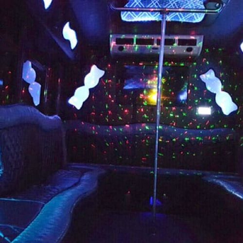 Houston Party Bus Lounge S 15 passenger Interior