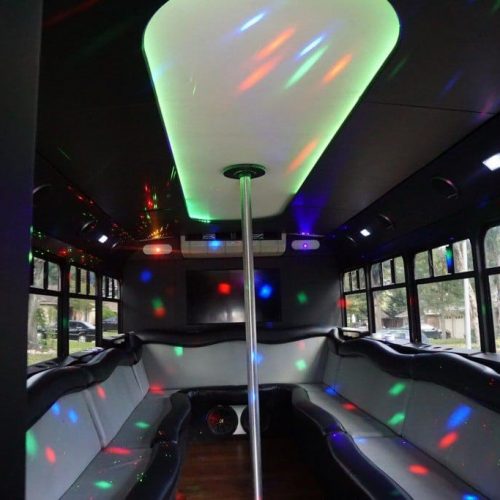 Houston Party Bus Lounge S 20 Passenger interior