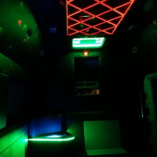 Houston-Party-Bus Lounge-Transit-Glow